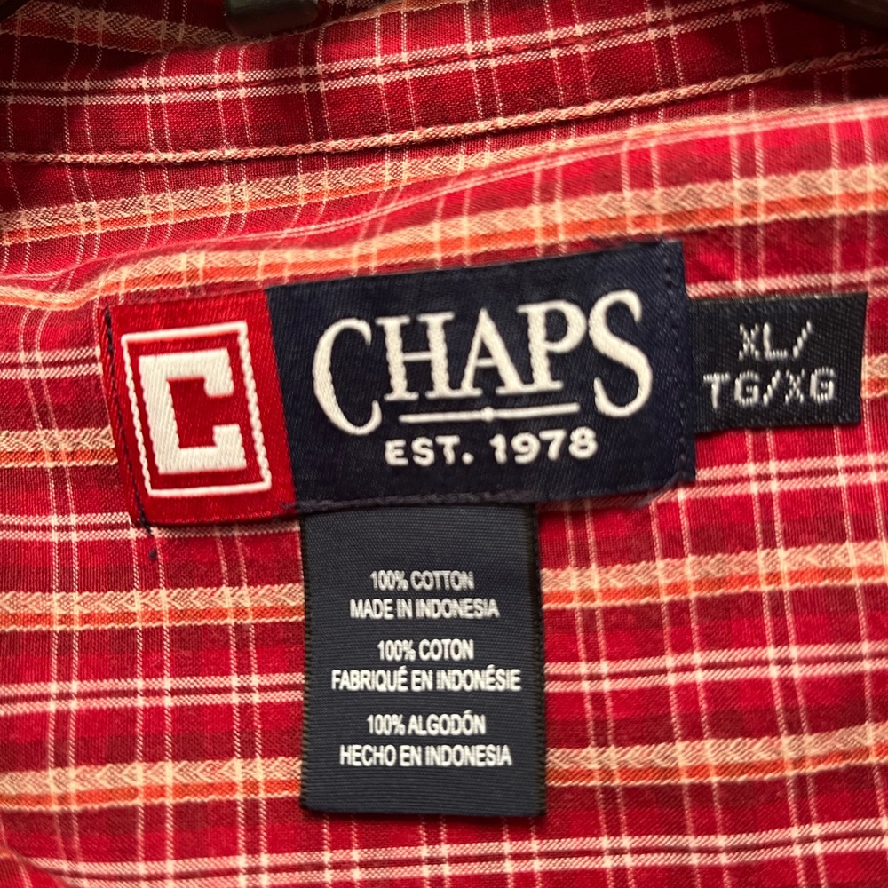 Men’s Chaps brand button down shirt - Picture 4 of 4